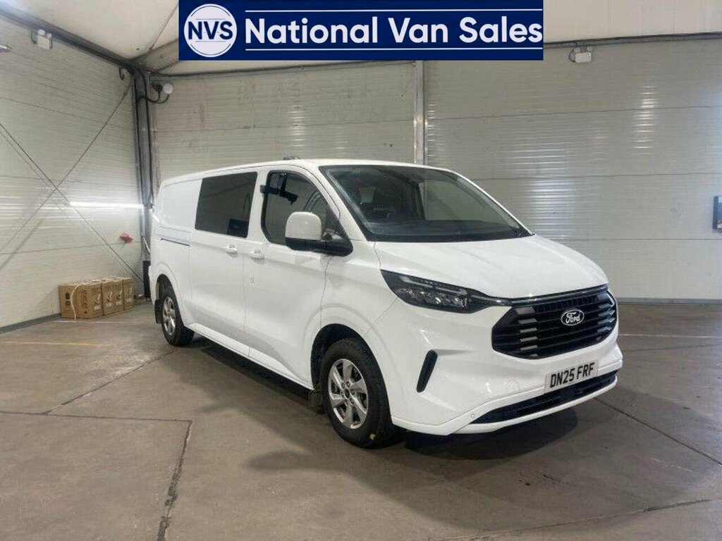 Ford Transit Custom 2.0 320 Ecoblue Limited Crew Van L2 H1 Euro 6 Ss White