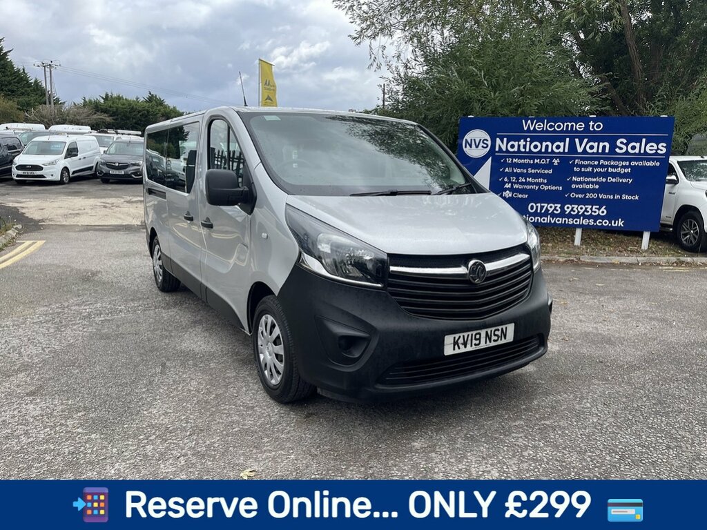 Vauxhall Vivaro Cdti 2900 1.6 Combi Van 1.6 Silver #4