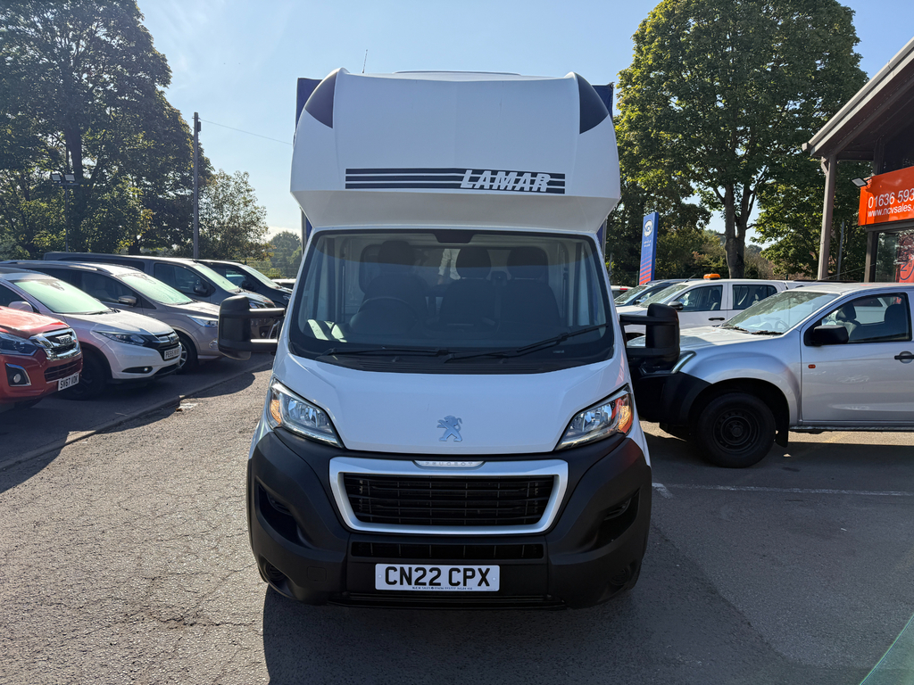 Peugeot Boxer Bluehdi 335 L3 Curtain Side Sleeper Pod Xlwb 4.9M White #6