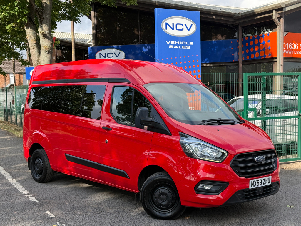 Ford Transit Custom 300 Trend L2 H2 Lwb High Roof Half Camper No Vat Red