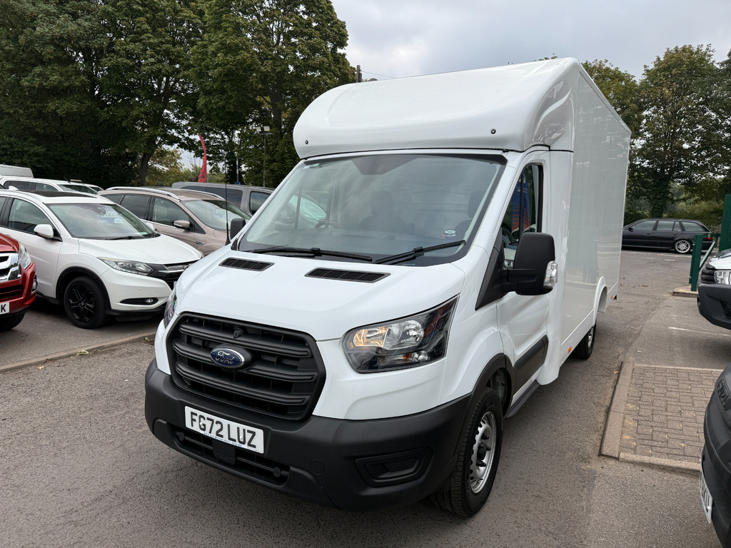 Ford Transit Custom 350 Trend Ecoblue Low Loader Floor Luton 170Bhp FG72LUZ White #3