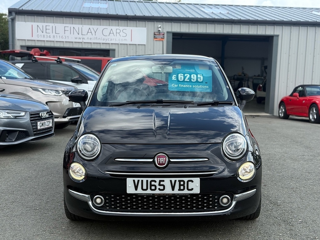 Fiat 500 Lounge Black #2