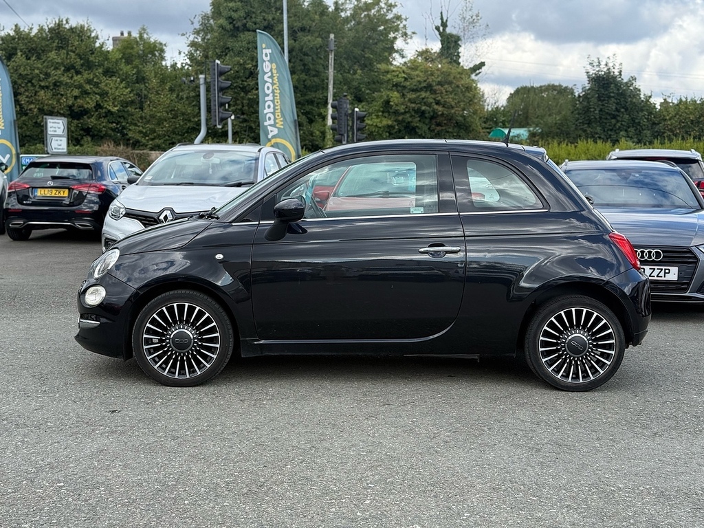 Fiat 500 Lounge Black #4