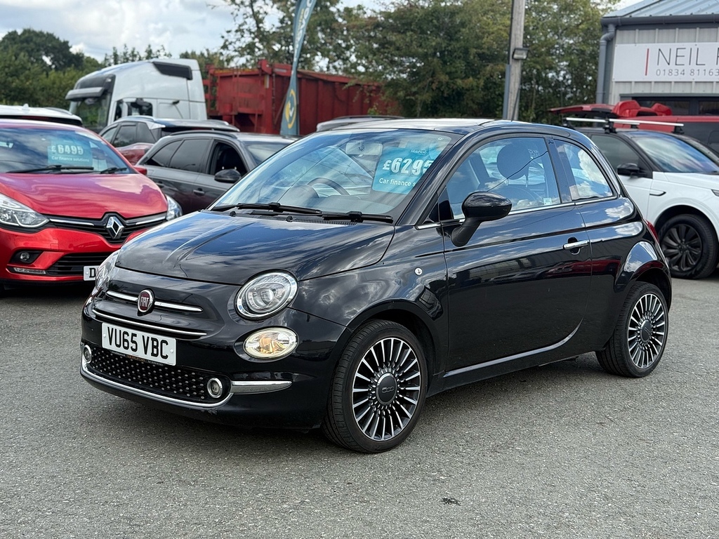 Fiat 500 Lounge Black #3
