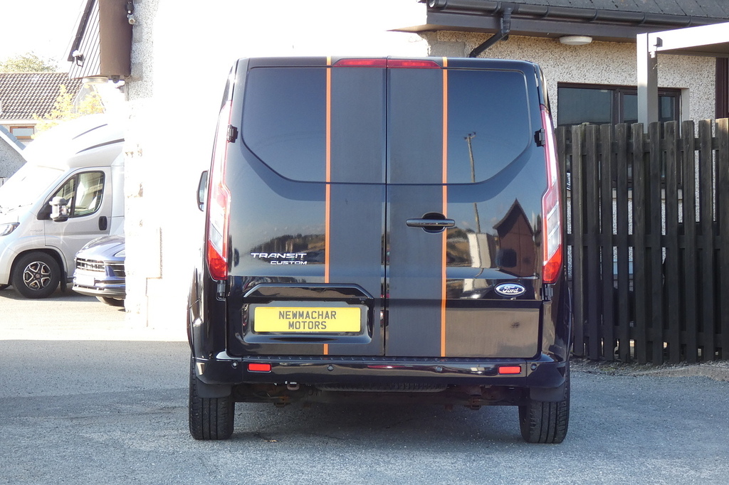 Ford Transit Custom 2.0 310 Ecoblue Sport Crew Van Double Cab 6Dr Dies YN19NEX Black #3