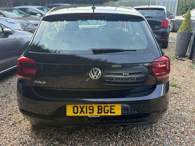 Volkswagen Polo 1.0 Tsi Gpf Se Hatchback Euro 6 OX19BGE Black #4