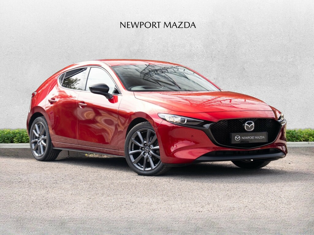 Mazda 3 2.5 E-skyactiv G Mhev 140 Homura Red
