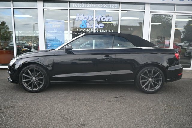 Audi A3 Cabriolet 1.6 Tdi Se Convertible Euro 6 S Black #5