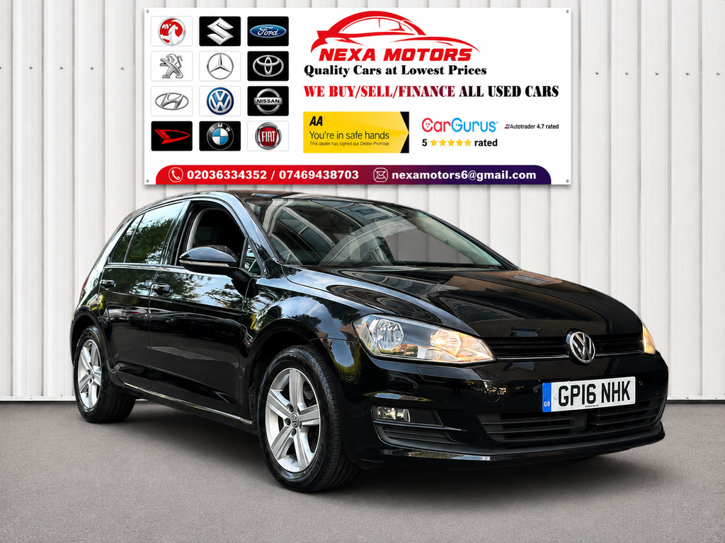 Volkswagen Golf 1.4 Tsi Bluemotion Tech Match Edition Hatchback GP16NHK Black #2