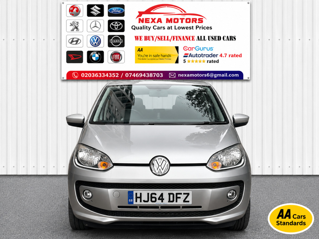 Volkswagen Up 1.0 High Up Hatchback Asg Euro 5 75 P Silver