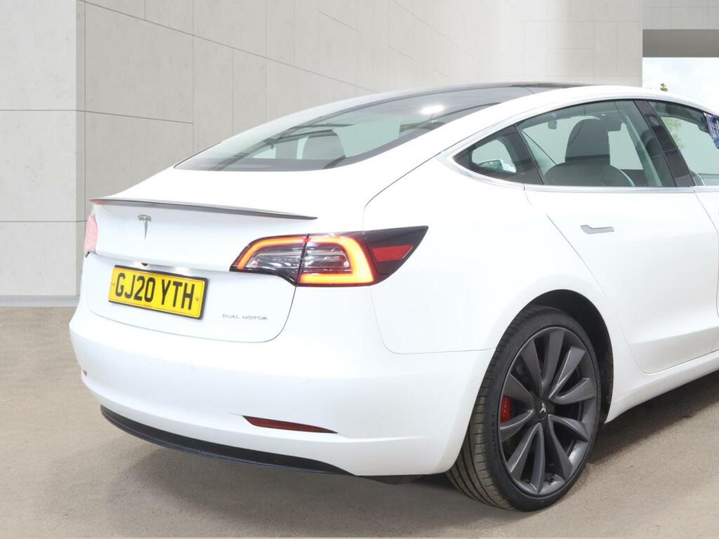 Tesla Model 3 Performance GJ20YTH White #4