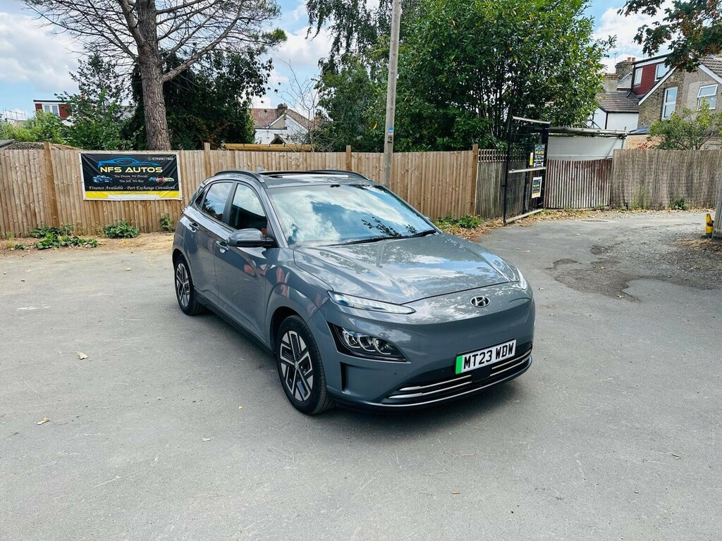 Hyundai Kona Suv 64Kwh Ultimate 10.5Kw Charger 2023 Grey