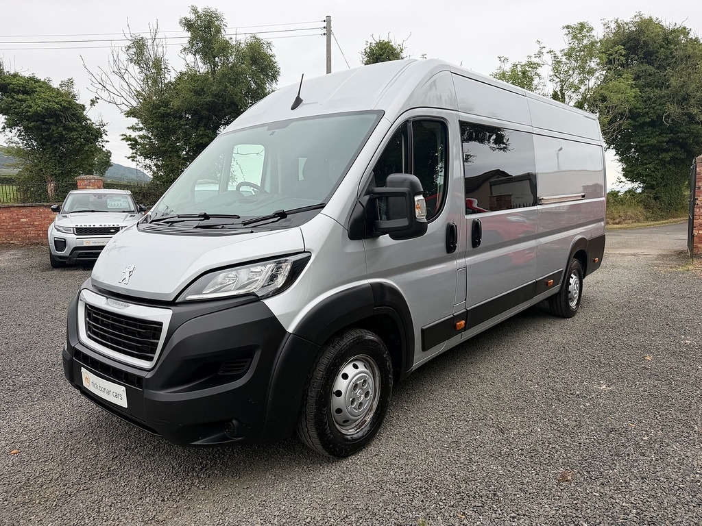 Peugeot Boxer Race Camper Van Silver #6