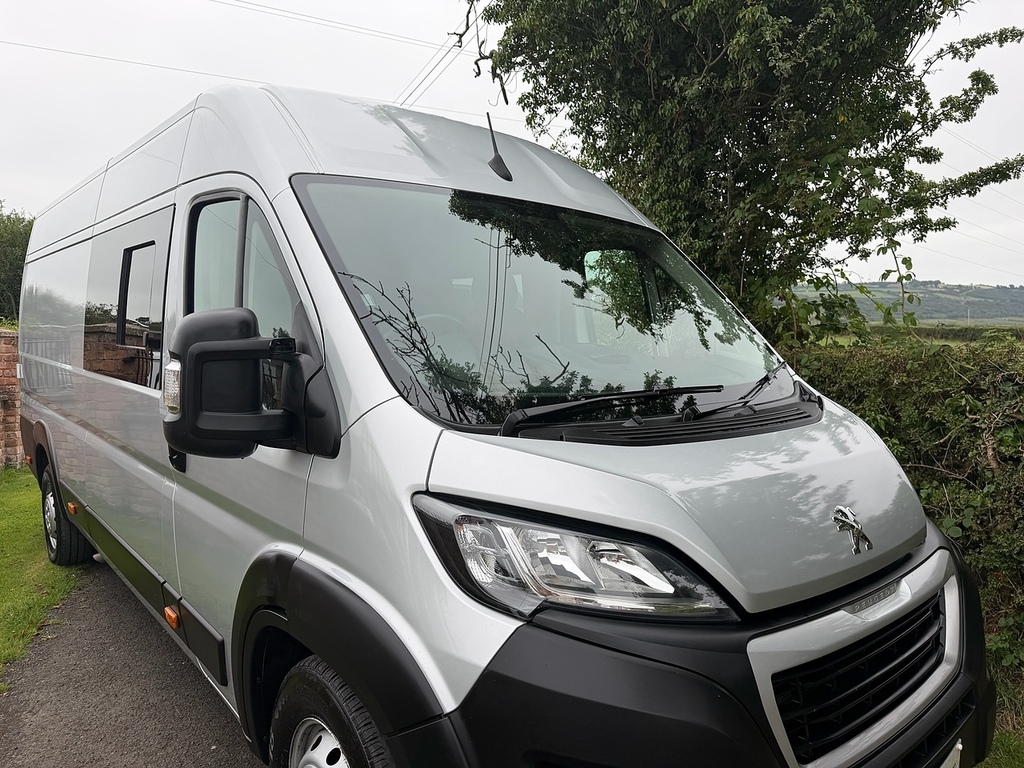Peugeot Boxer Race Camper Van Silver #3