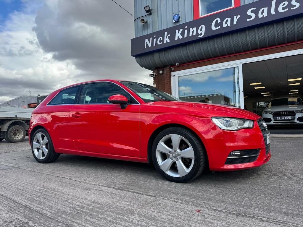 Audi A3 1.6 Tdi 110 Sport Tech Pack Nav 20 Tax Red