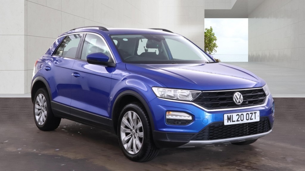 Volkswagen T-Roc 1.0 Tsi Se Car Net Apps Ulez Dab Blue Blue