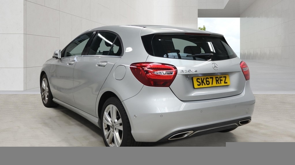 Mercedes-Benz A Class A200d Sport Executive Nav Camera Leathe SK67RFZ Silver #2