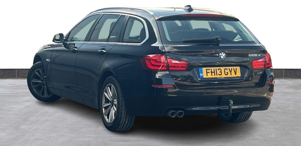 BMW 5 Series 520D Se Step Leather Bluetooth Cli FH13GYV Black #2