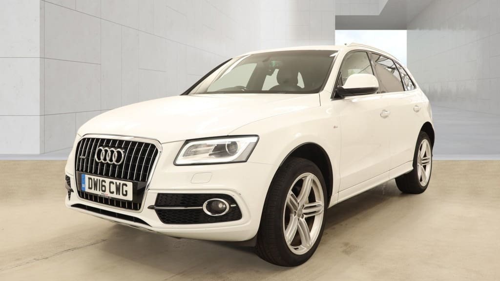 Audi Q5 2.0 Tdi Quattro S Line Plus Leather 20 In White #4