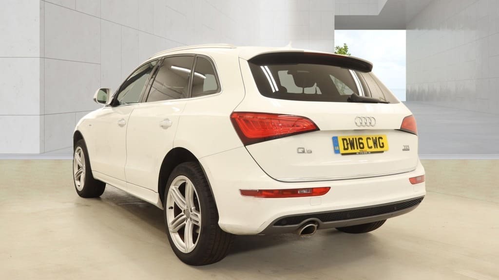 Audi Q5 2.0 Tdi Quattro S Line Plus Leather 20 In White #2