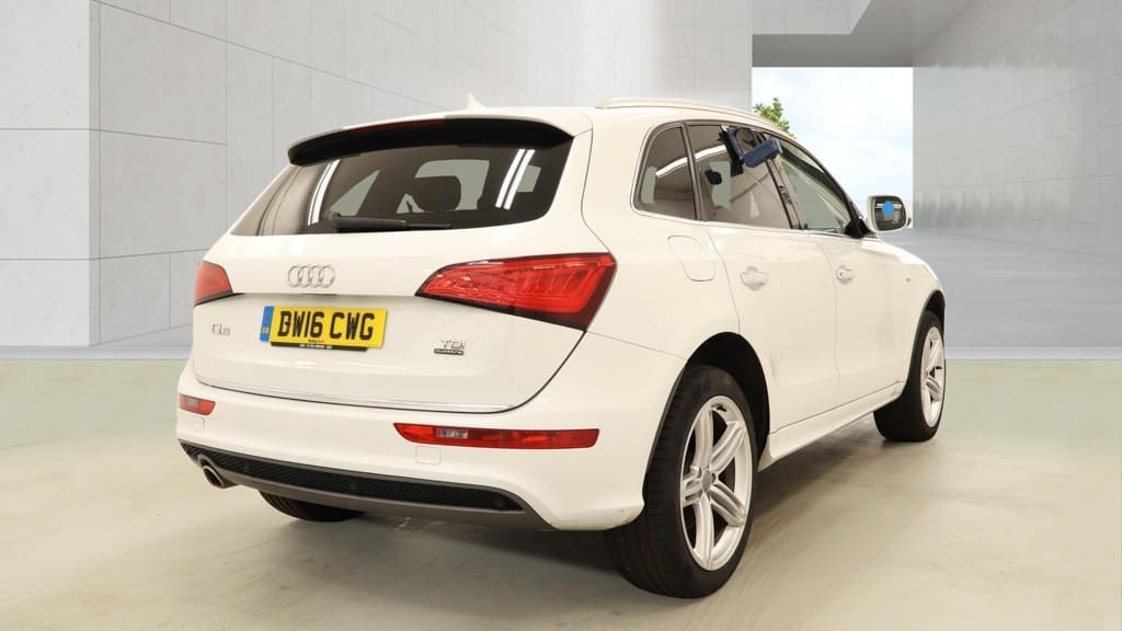 Audi Q5 2.0 Tdi Quattro S Line Plus Leather 20 In White #5