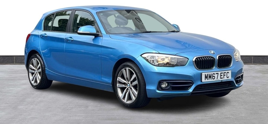 BMW 1 Series 118D Sport Pro Media Nav Ulez Camera Blue