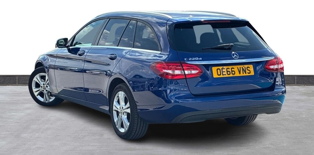 Mercedes-Benz C Class C220d Se Executive Edition Leather 20 Tax Blue #2