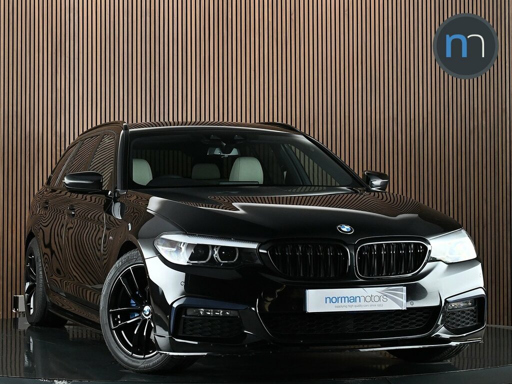 BMW 5 Series 2.0 520D M Sport Touring Euro 6 S Black