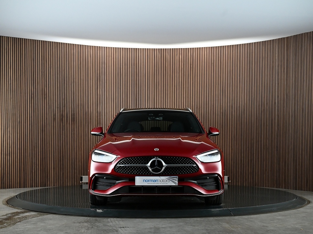 Mercedes-Benz C Class 2.0 C300e 25.4Kwh Amg Line Premium Plus Estate 5 YX24KOA Red #5