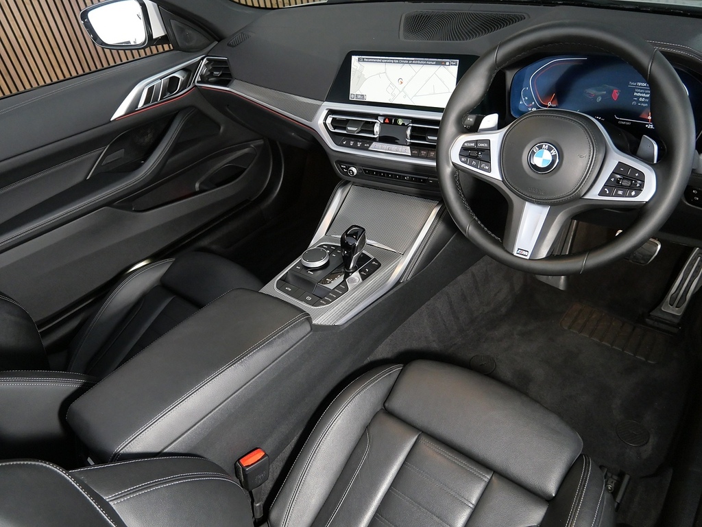 BMW 4 Series 2.0 420I M Sport Convertible Euro White #3