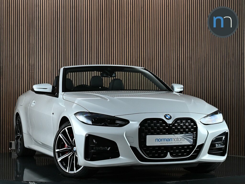 BMW 4 Series 2.0 420I M Sport Convertible Euro White