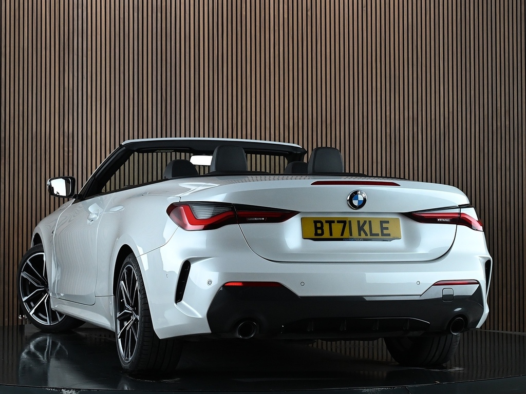 BMW 4 Series 2.0 420I M Sport Convertible Euro White #2