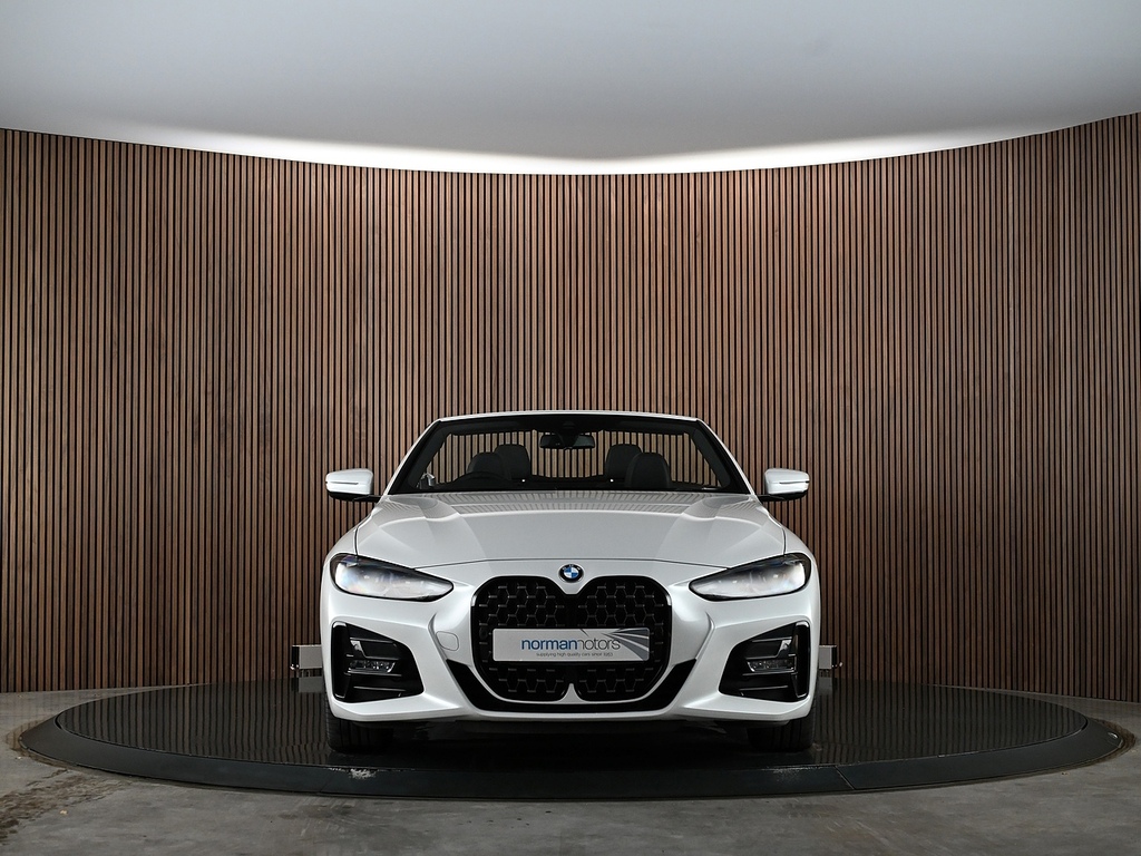 BMW 4 Series 2.0 420I M Sport Convertible Euro White #5