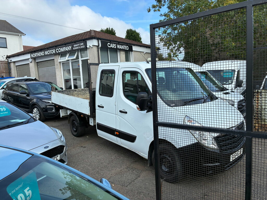 Vauxhall Movano 2.3 Cdti 3500 Chassis Double Cab SX64CJO White #6