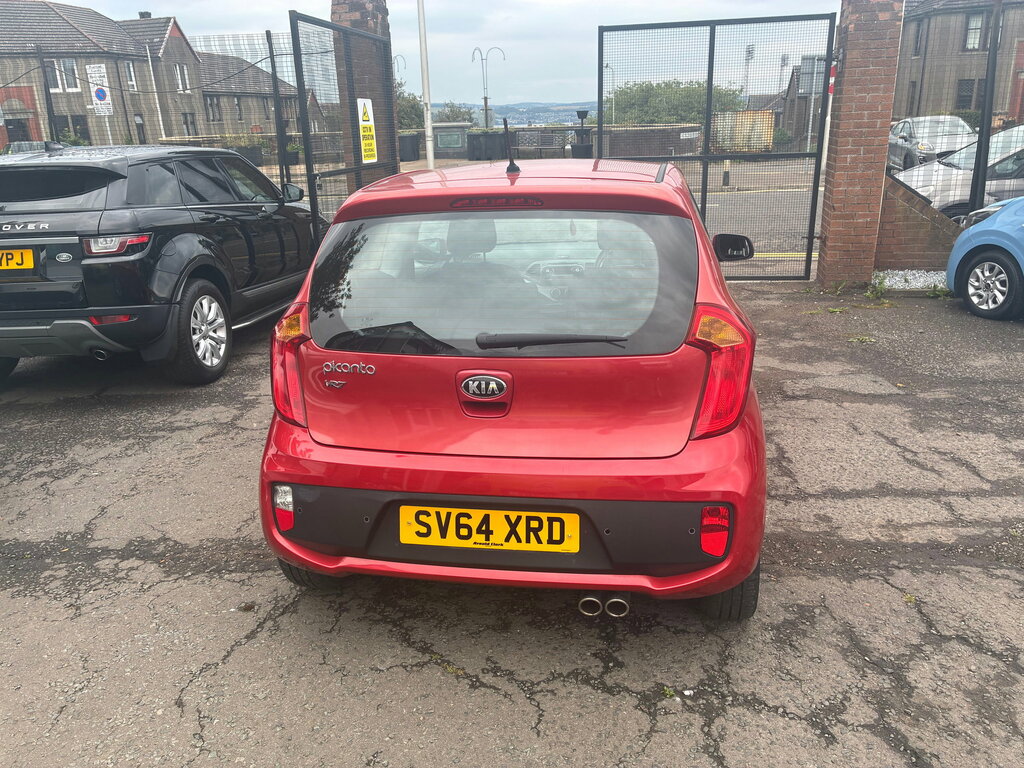 Kia Picanto 1.0 Vr7 Hatchback Euro 5 68 Bhp Red #4