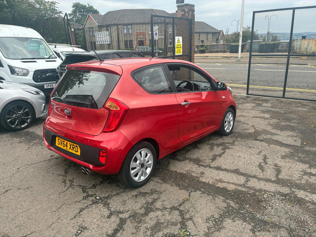 Kia Picanto 1.0 Vr7 Hatchback Euro 5 68 Bhp Red #3