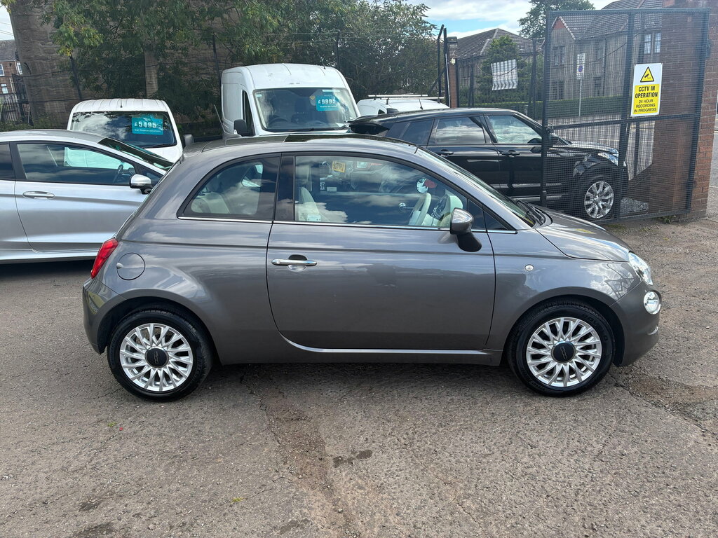 Fiat 500 1.2 Lounge Hatchback Euro 6 Ss Grey #2