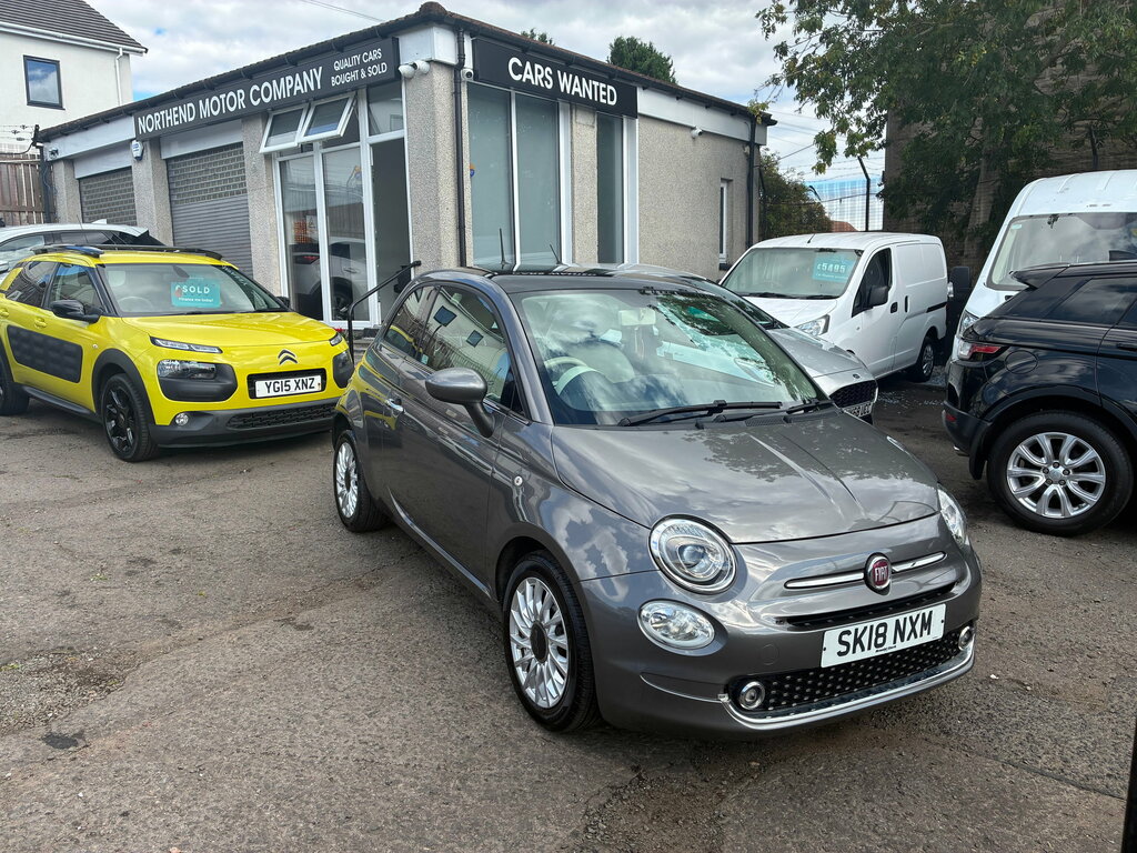 Fiat 500 1.2 Lounge Hatchback Euro 6 Ss Grey