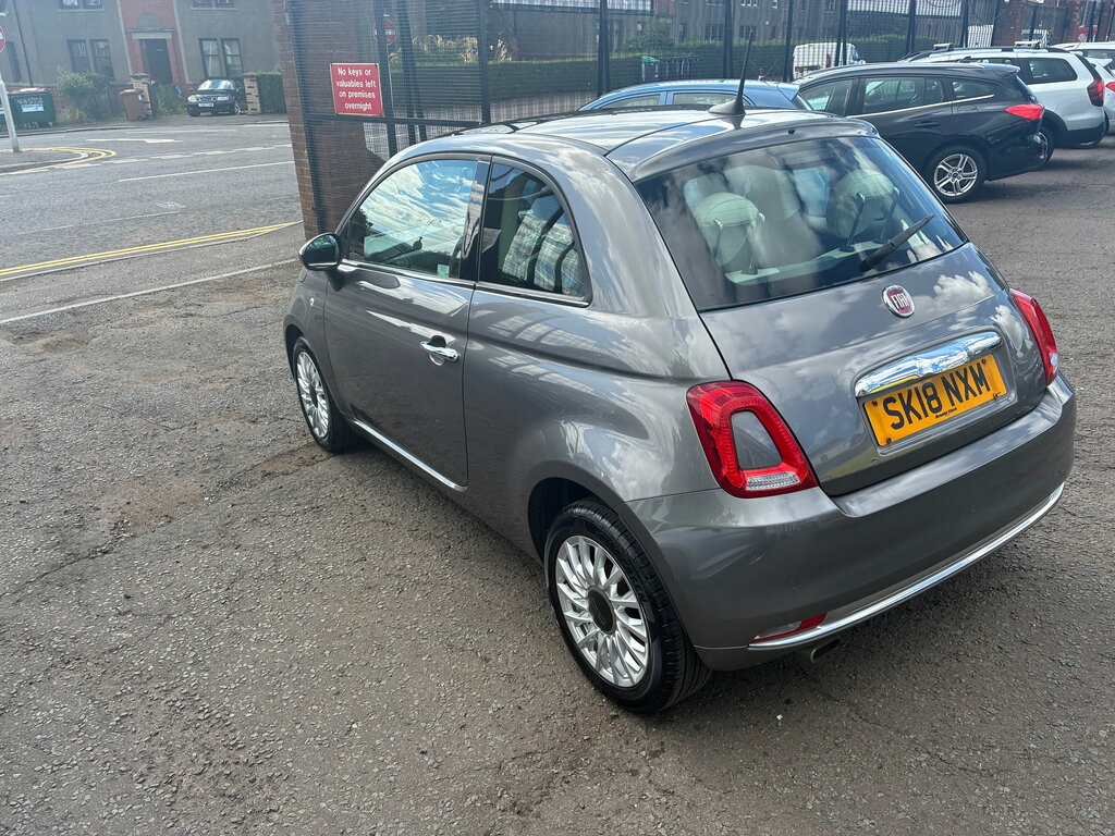 Fiat 500 1.2 Lounge Hatchback Euro 6 Ss Grey #5