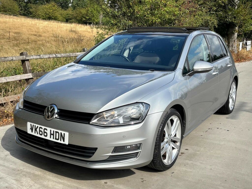 Volkswagen Golf Hatchback 2.0 Tdi Bluemotion Tech Gt Edition Dsg E VK66HDN Silver #3