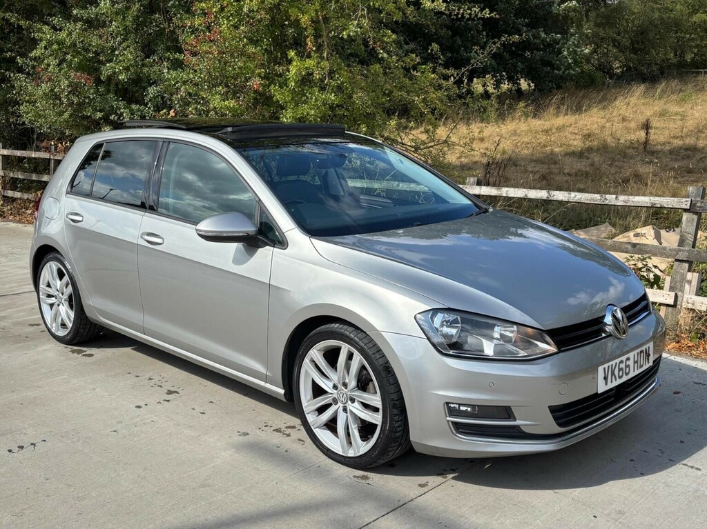 Volkswagen Golf Hatchback 2.0 Tdi Bluemotion Tech Gt Edition Dsg E VK66HDN Silver #5