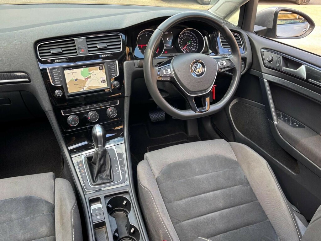 Volkswagen Golf Hatchback 2.0 Tdi Bluemotion Tech Gt Edition Dsg E VK66HDN Silver #2