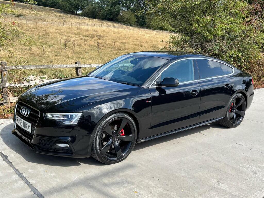 Audi A5 2.0 Tdi S Line Sportback Multitronic Euro 6 Ss Black #5