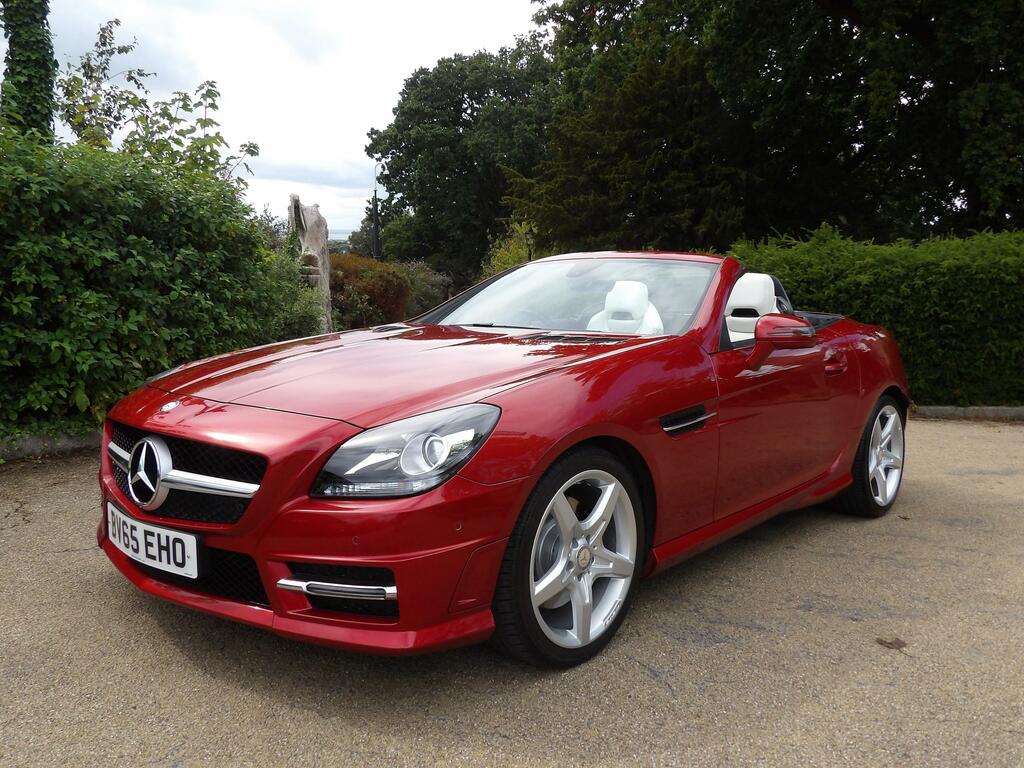 Mercedes-Benz SLK 2.0 Slk200 Amg Sport Convertible G-tron Red