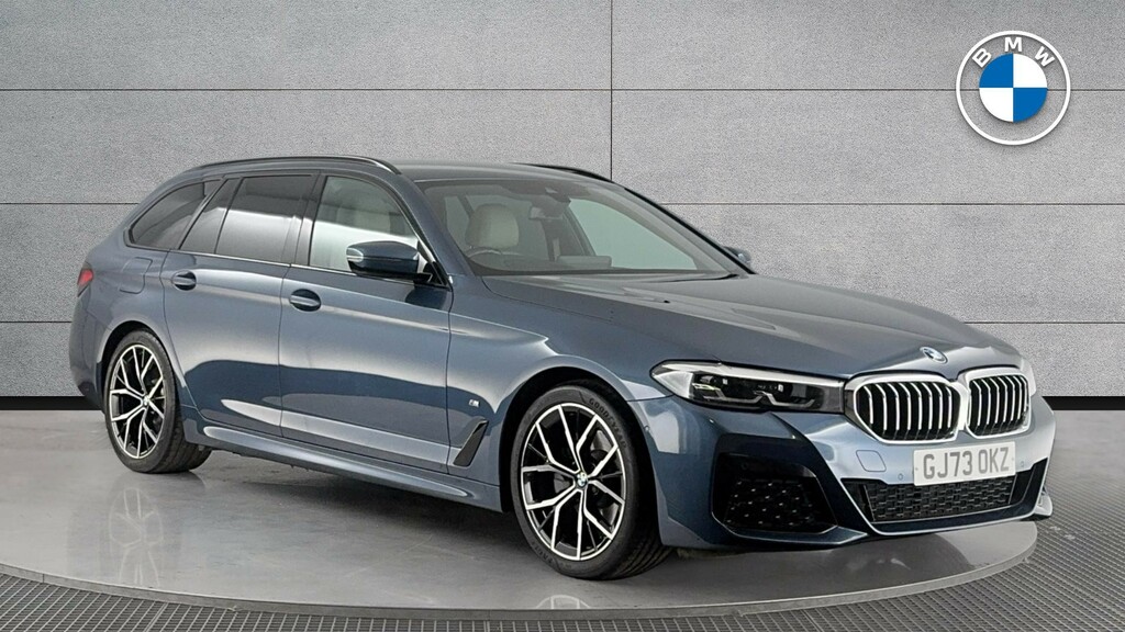 BMW 5 Series 520D M Sport Touring Blue