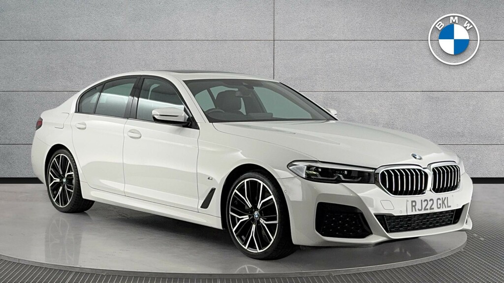 BMW 5 Series 520D M Sport Saloon White