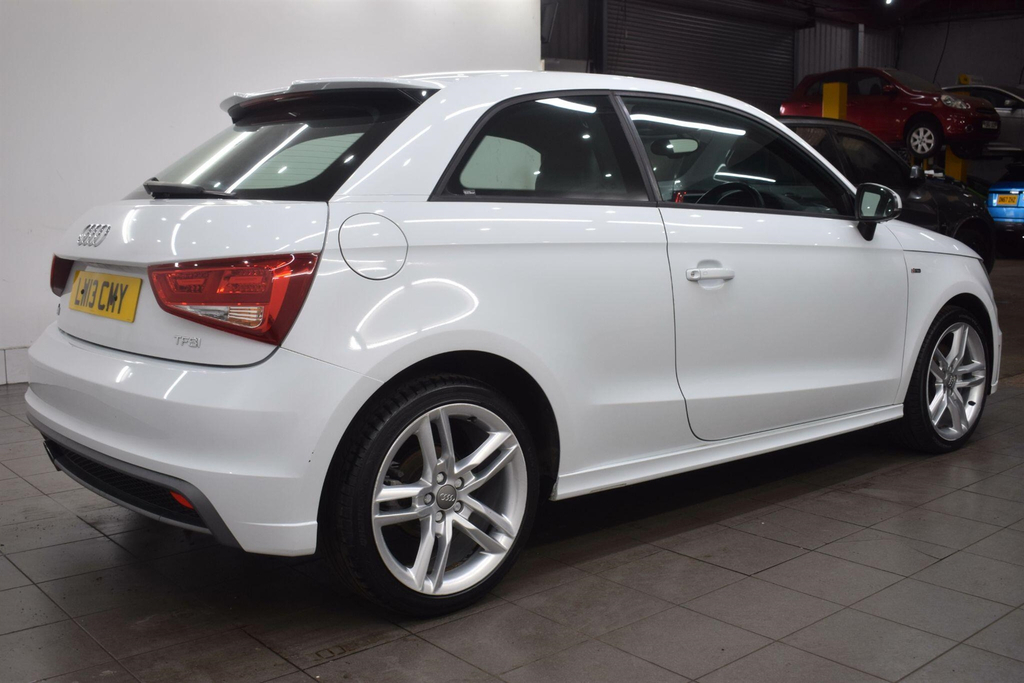 Audi A1 1.4 Tfsi Cod S Line Hatchback S Tronic LW13CMY White #2