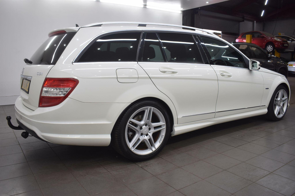 Mercedes-Benz C Class 2.1 Cdi Blueefficiency Sport Euro 5 White #2