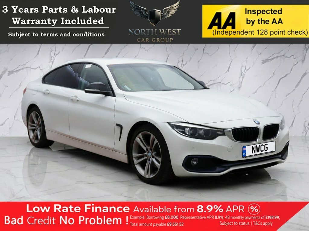 BMW 4 Series Gran Coupe 2L Sport White