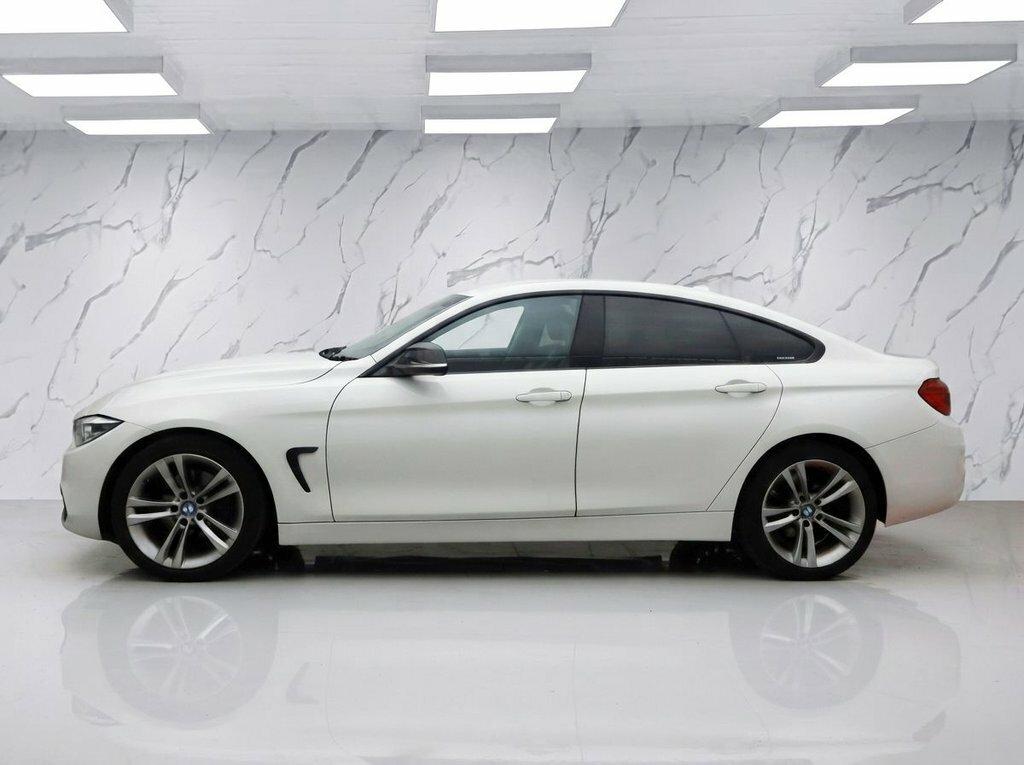 BMW 4 Series Gran Coupe 2L Sport White #6